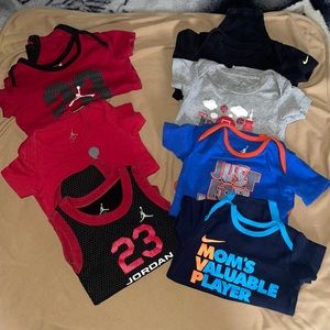 Nike & Jordan Onesie’s 0-6 M